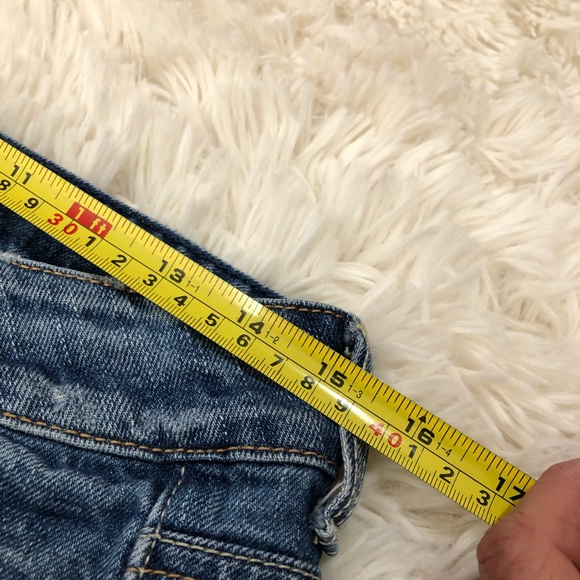 American Eagle size 6 mid rise to shortie shorts. Cut off cuffed style! Too fun - Picture 2 of 10